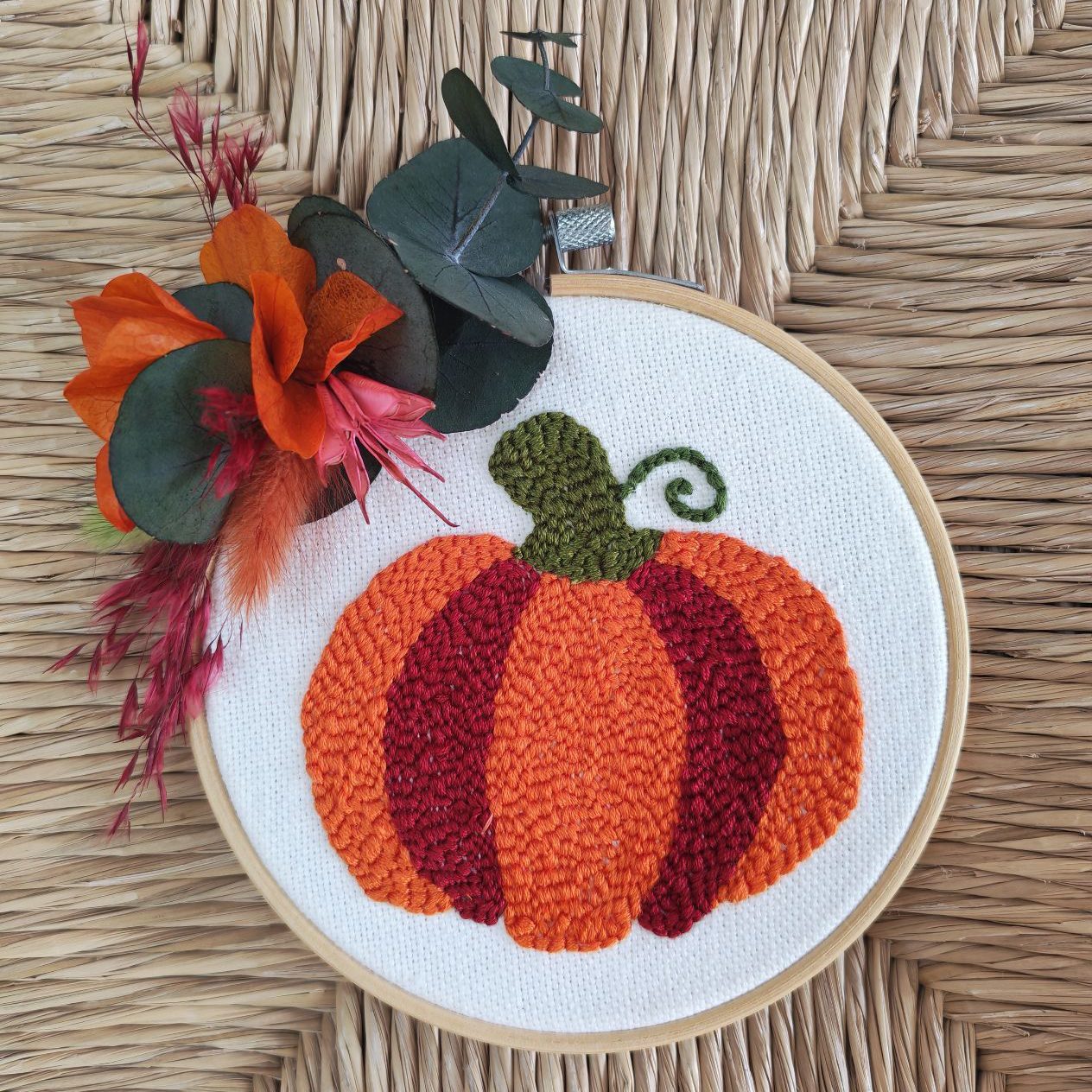 Atelier Punch Needle et fleurs séchées