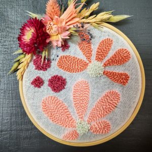 Atelier Punch Needle et fleurs séchées