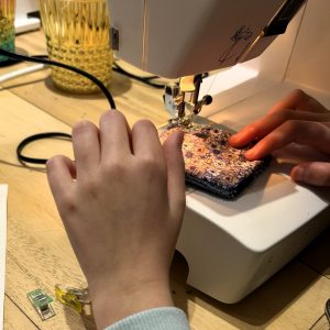 Atelier Couture Enfant - Porte-clés patchwork