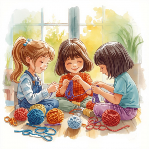 Atelier Enfant "Je découvre le tricot"